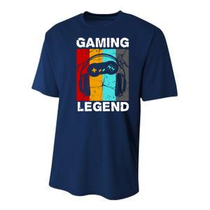 Gaming Legend Retro Youth Performance Sprint T-Shirt