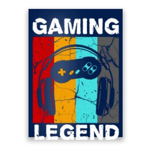 Gaming Legend Retro Poster