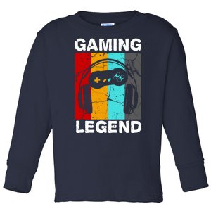 Gaming Legend Retro Toddler Long Sleeve Shirt