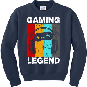 Gaming Legend Retro Kids Sweatshirt