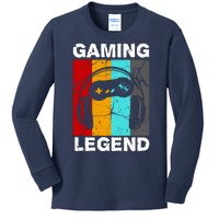 Gaming Legend Retro Kids Long Sleeve Shirt