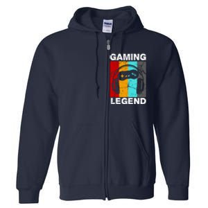 Gaming Legend Retro Full Zip Hoodie