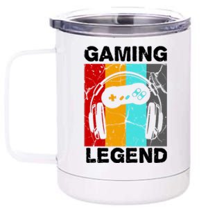 Gaming Legend Retro 12 oz Stainless Steel Tumbler Cup