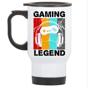 Gaming Legend Retro Stainless Steel Travel Mug