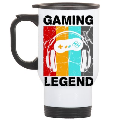 Gaming Legend Retro Stainless Steel Travel Mug