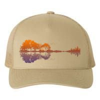 Guitar Lake Reflections Gift Music And Guitar Lover Guitar Gift Yupoong Adult 5-Panel Trucker Hat