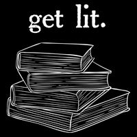 Get Lit Reading Book Nerd Funny Literature English Teacher Gift Youth Performance Sprint T-Shirt