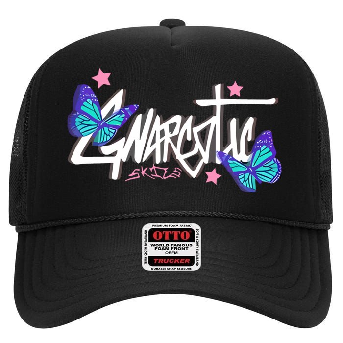 Gnarcotic Lil Skies Motion High Crown Mesh Back Trucker Hat