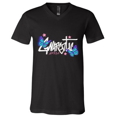 Gnarcotic Lil Skies Motion V-Neck T-Shirt