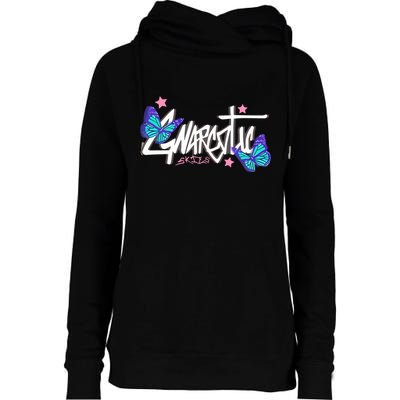 Gnarcotic Lil Skies Motion Womens Funnel Neck Pullover Hood