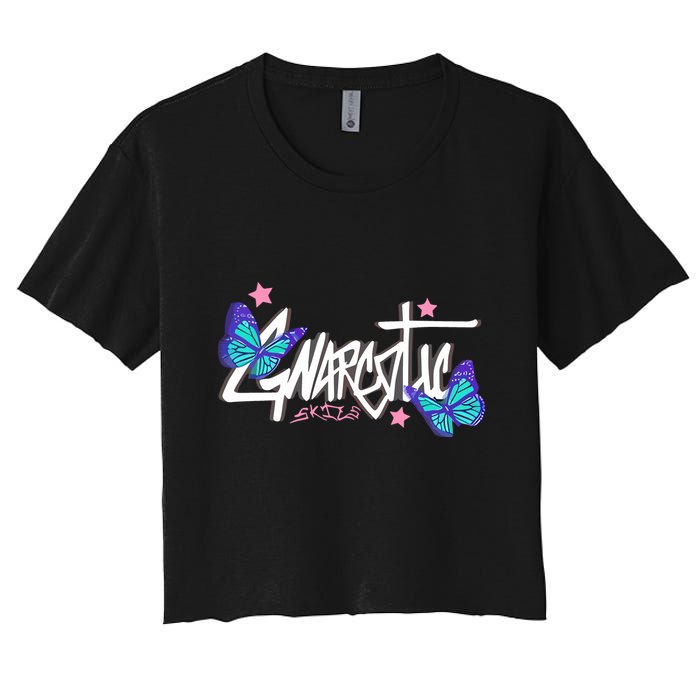 Gnarcotic Lil Skies Motion Women's Crop Top Tee