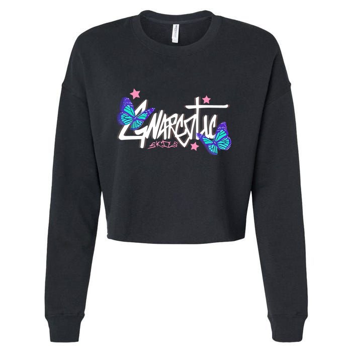 Gnarcotic Lil Skies Motion Cropped Pullover Crew
