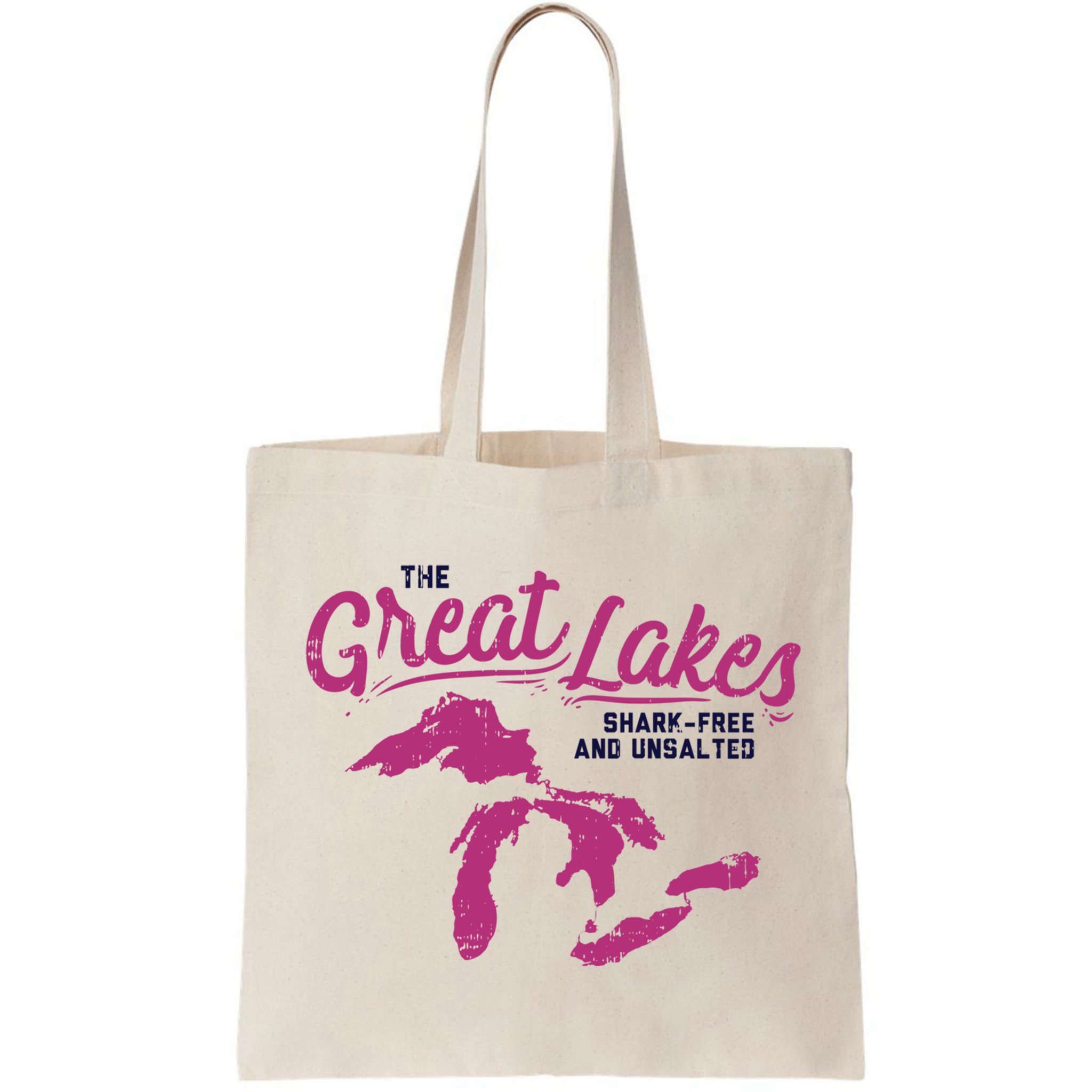 Great Lakes Shark Free And Unsalted Summer Vacation Funny Gift Bag