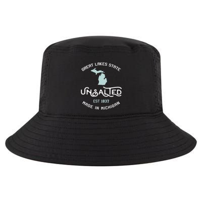 Great Lakes State Unsalted Est 1837 Made In Michigan Cool Comfort Performance Bucket Hat
