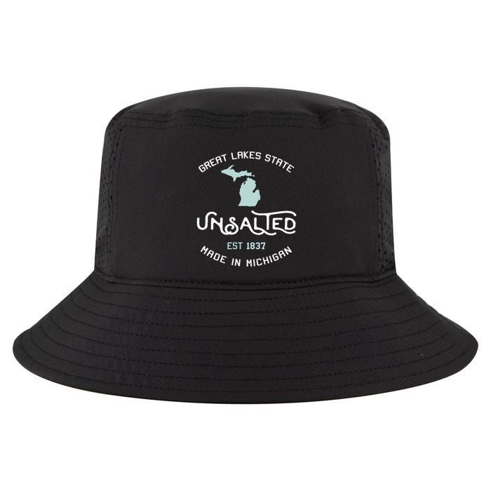 Great Lakes State Unsalted Est 1837 Made In Michigan Cool Comfort Performance Bucket Hat