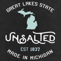 Great Lakes State Unsalted Est 1837 Made In Michigan Garment-Dyed Fleece Hoodie