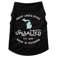 Great Lakes State Unsalted Est 1837 Made In Michigan Doggie Tank