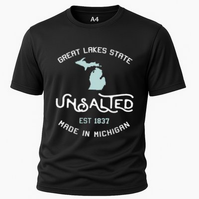 Great Lakes State Unsalted Est 1837 Made In Michigan Performance Shirt