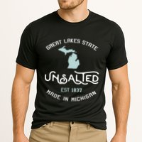Great Lakes State Unsalted Est 1837 Made In Michigan Cooling Performance Crew T-Shirt