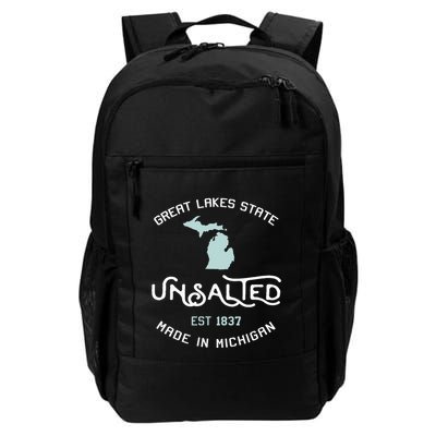 Great Lakes State Unsalted Est 1837 Made In Michigan Backpack