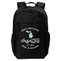 Great Lakes State Unsalted Est 1837 Made In Michigan Backpack