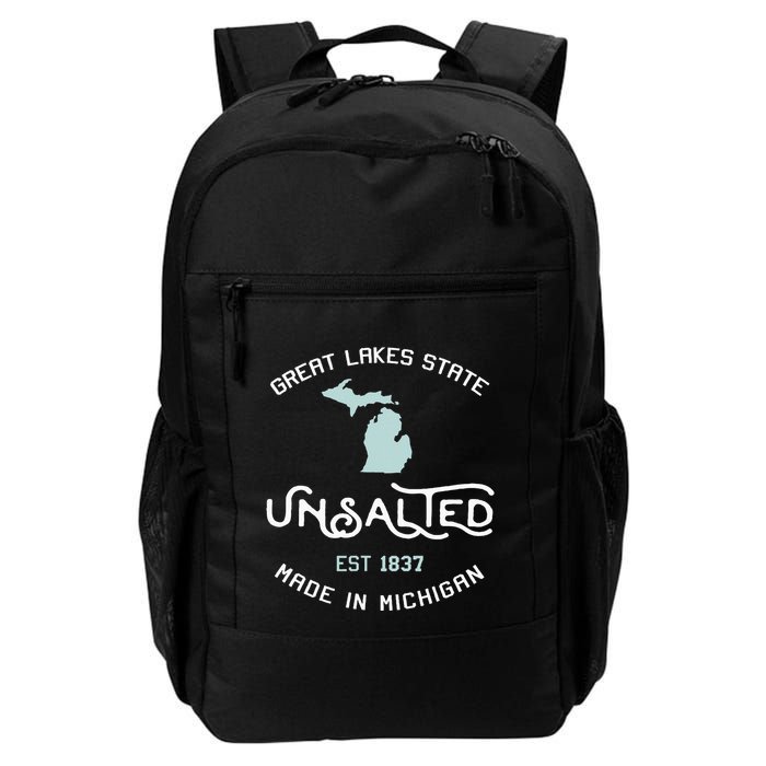 Great Lakes State Unsalted Est 1837 Made In Michigan Backpack