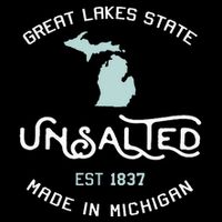 Great Lakes State Unsalted Est 1837 Made In Michigan Drawstring Bag