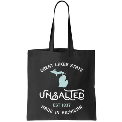 Great Lakes State Unsalted Est 1837 Made In Michigan Bag