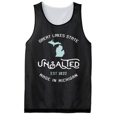 Great Lakes State Unsalted Est 1837 Made In Michigan Mesh Reversible Basketball Jersey Tank