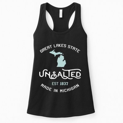 Great Lakes State Unsalted Est 1837 Made In Michigan Womens Tank Top