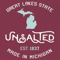 Great Lakes State Unsalted Est 1837 Made In Michigan 16oz Travel Tumbler