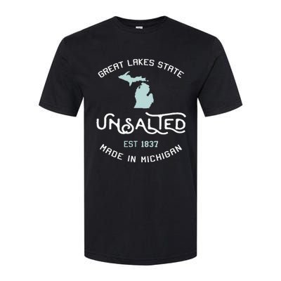 Great Lakes State Unsalted Est 1837 Made In Michigan Softstyle CVC T-Shirt