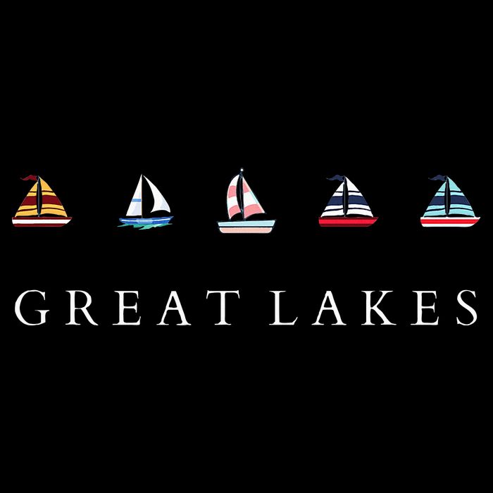 Great Lakes Sailing Americana Lake Michigan Lake Superior T-Shirt