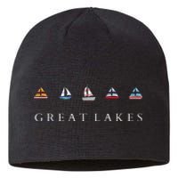 Great Lakes Sailing Americana Lake Michigan Lake Superior Sustainable Beanie