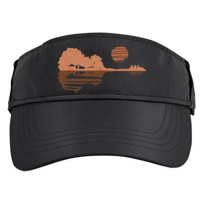 Guitar Lake Shadow Black History BLM Musician Guitarist Adult Drive Performance Visor