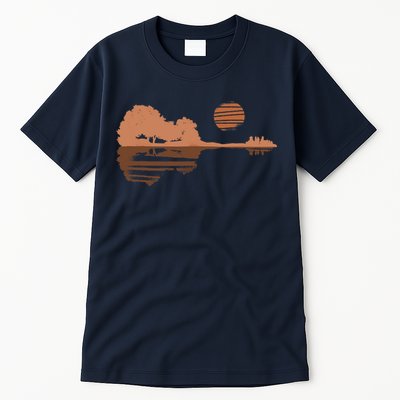 Guitar Lake Shadow Black History BLM Musician Guitarist Tall T-Shirt