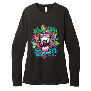 Get Loaded Summer Tea Junkie Ice Tea Dye Summer Vibes Gift Womens CVC Long Sleeve Shirt