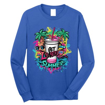 Get Loaded Summer Tea Junkie Ice Tea Dye Summer Vibes Gift Long Sleeve Shirt