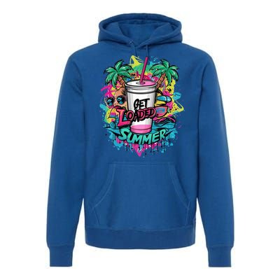 Get Loaded Summer Tea Junkie Ice Tea Dye Summer Vibes Gift Premium Hoodie