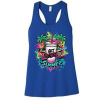 Get Loaded Summer Tea Junkie Ice Tea Dye Summer Vibes Gift Women's Racerback Tank