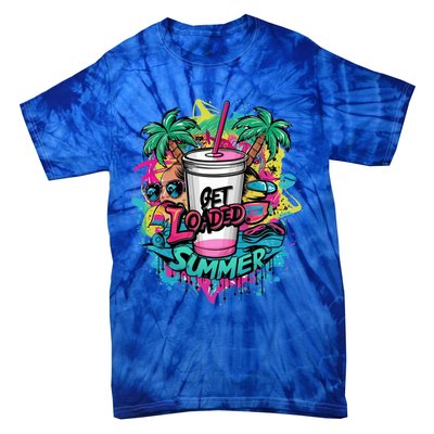 Get Loaded Summer Tea Junkie Ice Tea Dye Summer Vibes Gift Tie-Dye T-Shirt