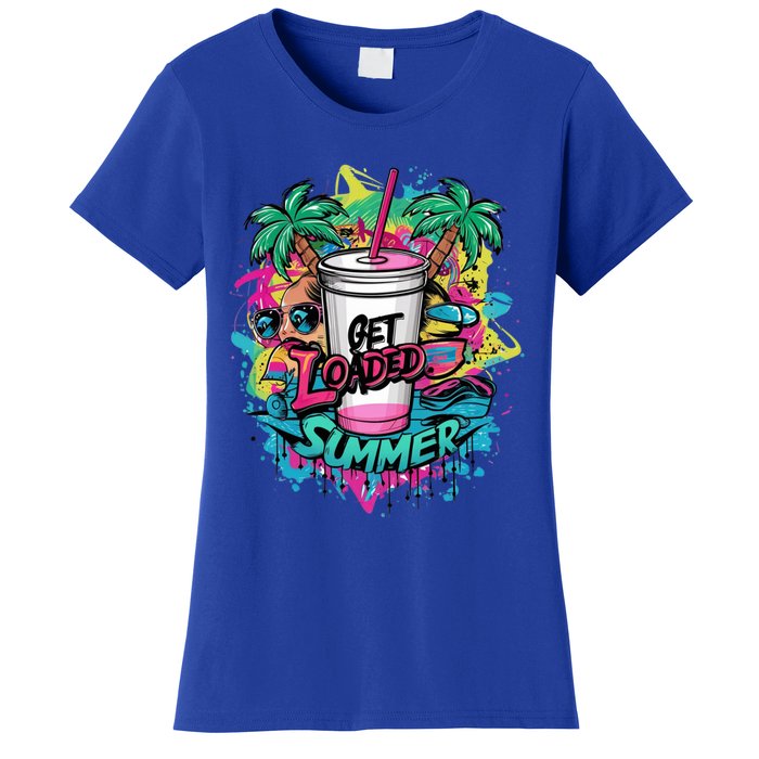 Get Loaded Summer Tea Junkie Ice Tea Dye Summer Vibes Gift Women's T-Shirt