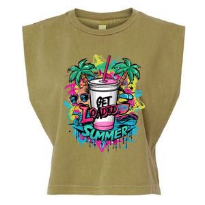 Get Loaded Summer Tea Junkie Ice Tea Dye Summer Vibes Gift Garment-Dyed Women's Muscle Tee