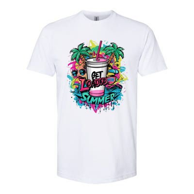 Get Loaded Summer Tea Junkie Ice Tea Dye Summer Vibes Gift Softstyle CVC T-Shirt