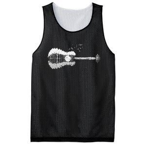 Guitar Lake Shadow Love Guitar Musician Mesh Reversible Basketball Jersey Tank