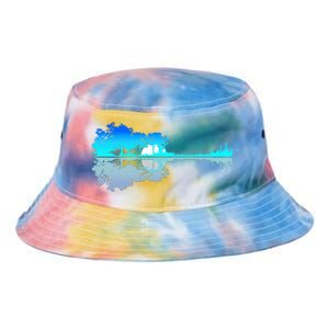 Guitar Lake Shadow Love Guitar Musician Tie Dye Newport Bucket Hat