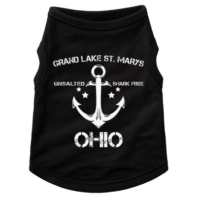 Grand Lake St. Marys Ohio Funny Fishing Camping Doggie Tank