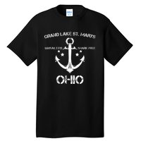 Grand Lake St. Marys Ohio Funny Fishing Camping Tall T-Shirt