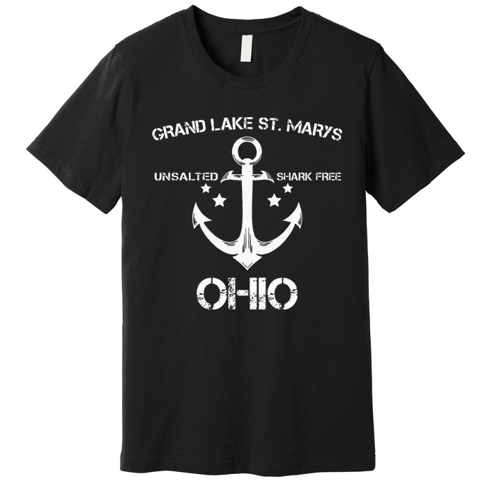 Grand Lake St. Marys Ohio Funny Fishing Camping Premium T-Shirt