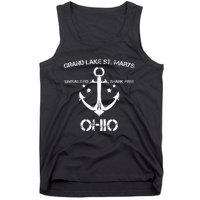 Grand Lake St. Marys Ohio Funny Fishing Camping Tank Top